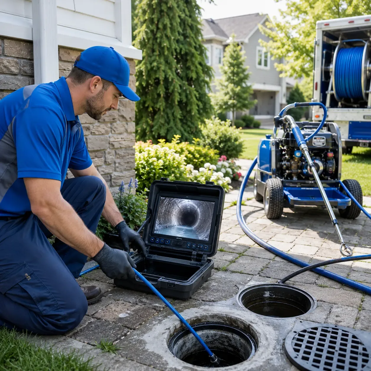 Outdoor drain cleaning professionals serving Fenton, IL
